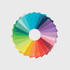 rainbow cards in a circle